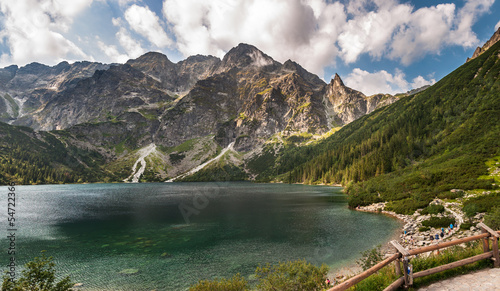 Plakat na papierze fotorealistycznym Morskie oko