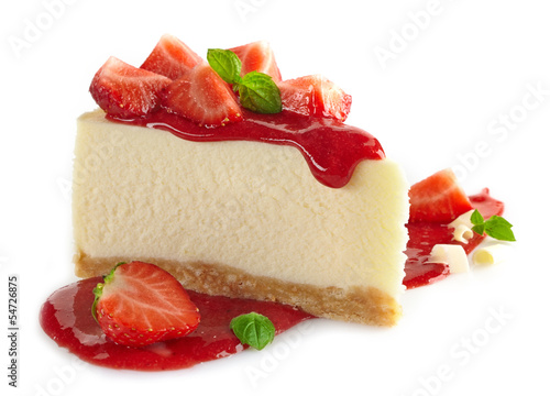 strawberry cheesecake Lerretsbilde