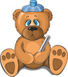 sick teddy bear
