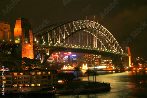Board z aluminiowym obramowaniem Sydney Harbour Bridge