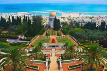 Bahai Gardens In Haifa Israel