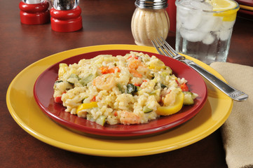 Sticker - Healthy garlic shrimp Risotto