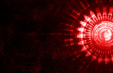 Wall Mural - Abstract dark red technical background