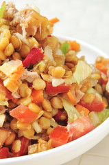 Sticker - lentil salad