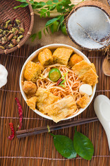 Poster - Hot and spicy Singapore Curry Noodle