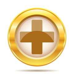 Sticker - Golden shiny icon