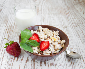 Canvas Print - healthy breakfast