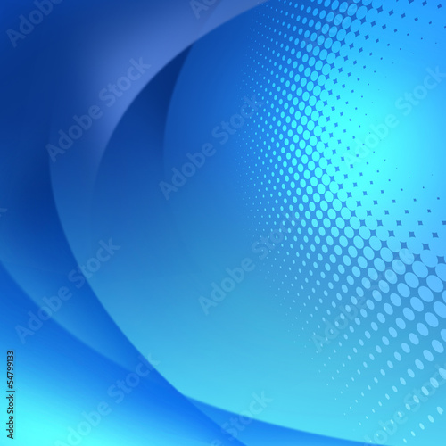 Plakat na papierze fotorealistycznym Niebieskie tło abstrakcyjne