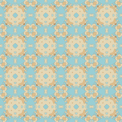 Poster - Seamless Colorful Retro Pattern Background