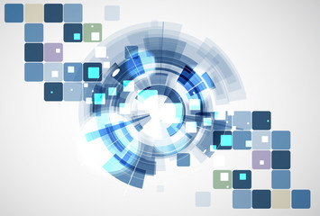 science futuristic internet high computer technology business