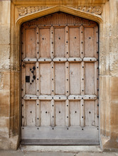 Old Wooden Door Background (Bodleian Library, Oxford)
