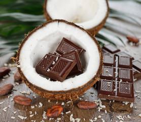 Sticker - Coconut and chocolate