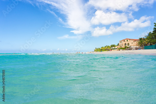 Board z aluminiowym obramowaniem Plaża varadero na Kubie