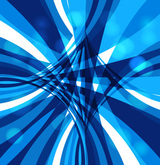 Wall Mural - abstract blue colorfull swirl wave vector illustration