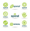 Set of spirals (1).