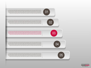 Aufkleber - Paper infographic elements