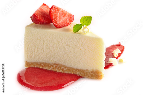 strawberry cheesecake Fototapet