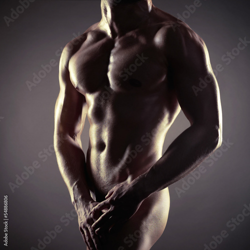 Nowoczesny obraz na płótnie Naked athlete