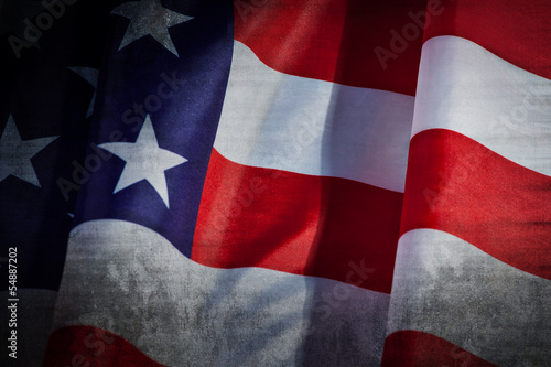 Board z aluminiowym obramowaniem Flaga nieczysty usa