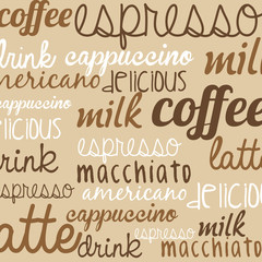 Wall Mural - coffee poster