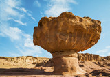 Fototapeta  - Stone mushroom in geological Timna Park, Israel