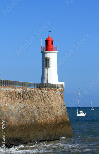 Obraz w ramie Le phare Saint-Nicolas