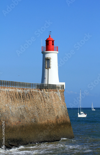 Naklejka - mata magnetyczna na lodówkę Le phare Saint-Nicolas