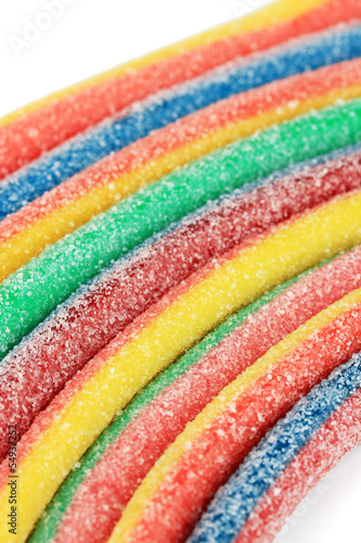 Obraz w ramie Sweet jelly candies close-up