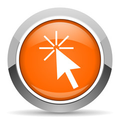 Fototapete - click here icon