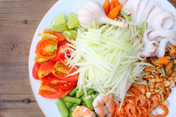 Poster - Papaya salad