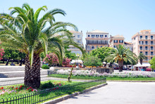 Park In Corfu, Greece