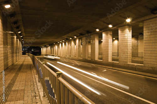 Fotoboard na płycie Nocny tunel