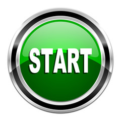 Aufkleber - start icon