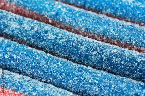 Naklejka dekoracyjna Sweet jelly candies close-up