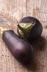 Wall Mural - eggplante or aubergine vegetable