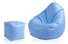 Flexible And Adjustable Seat Beanbag With Stool