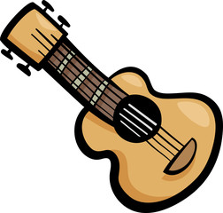 Wall Mural - guitar clip art cartoon illustration