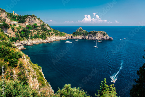 Plakat na papierze fotorealistycznym Wybrzeże Amalfi. 