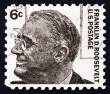 Postage Stamp USA 1966 Franklin Delano Roosevelt