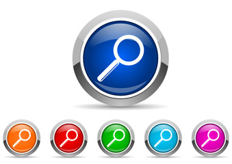 Aufkleber - zoom icon set