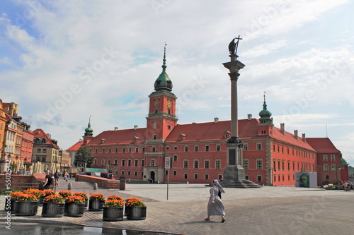 Naklejka na drzwi Warschau Königsschloss