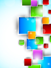 Aufkleber - Colorful squares