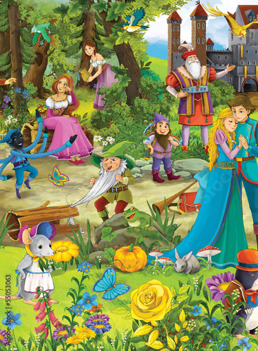 The fairy tales mush up - castles knights fairies