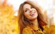 © ZoomTeam - Beautiful autumn woman in golden park