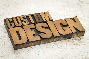 Wall Mural - custom design in wood type
