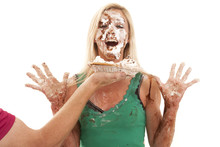 Woman Just Got Pie In Face