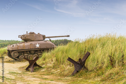 Board z aluminiowym obramowaniem Sherman tank
