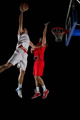 Wall Mural - basketball player in action