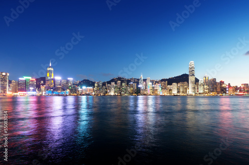 Board z aluminiowym obramowaniem Skyline z Hongkongu