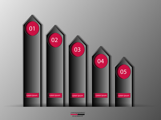 Aufkleber - Paper infographic elements
